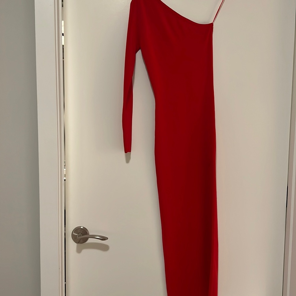 Red dress